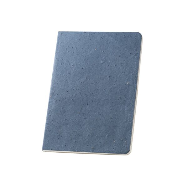 93289_104 COFFEEPAD SEMI-RIGID. A5 notepad with semi-rigid cover made from coffee husk waste (65%)