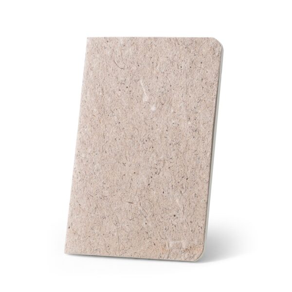 93293_160 TEAPAD SOFT. A6 notepad with flexible cover made from tea leafs waste (65%)