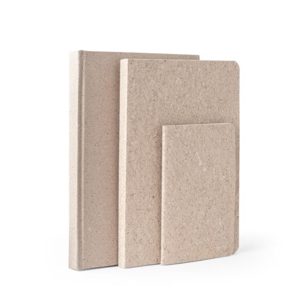93293_a TEAPAD SOFT. A6 notepad with flexible cover made from tea leafs waste (65%)