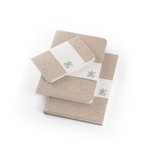 93293_c TEAPAD SOFT. A6 notepad with flexible cover made from tea leafs waste (65%)