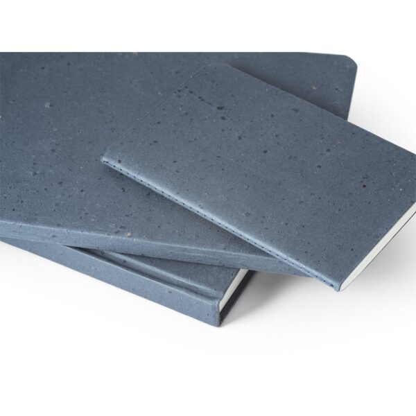 93295_b COFFEEPAD RIGID. A5 notepad with hard cover made from coffee husk waste (65%)