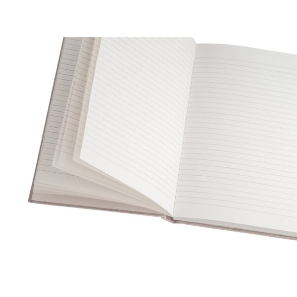 93296_160-d TEAPAD RIGID. A5 notepad with hard cover made from tea leafs waste (65%)