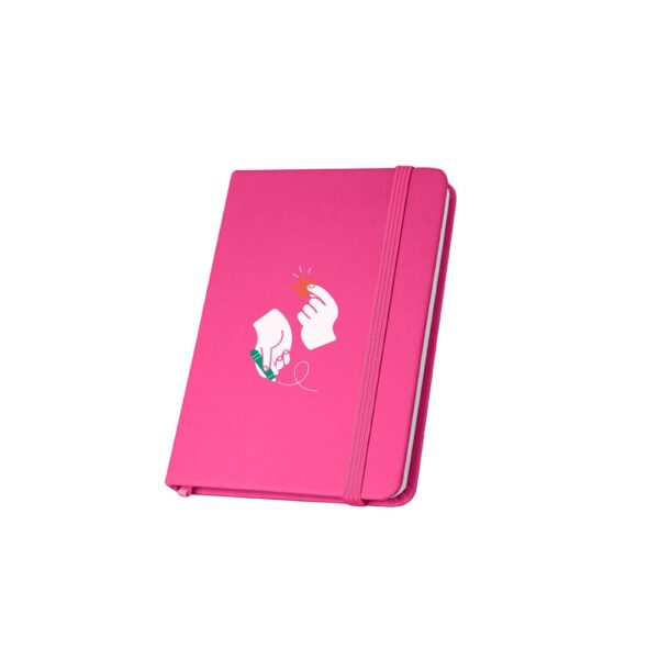 93425_102-logo MEYER. Pocket notebook in PU with plain sheets