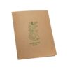 PUZO. A4 100% recicled paper document folder (400 g/m²)
