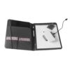 EMERGE FOLDER II. A4 folder in recycled polyester (100% rPET) 300D with elastic closure