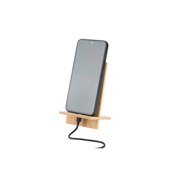 93639_160-c GALEN. Bamboo mobile phone holder, detachable into two parts