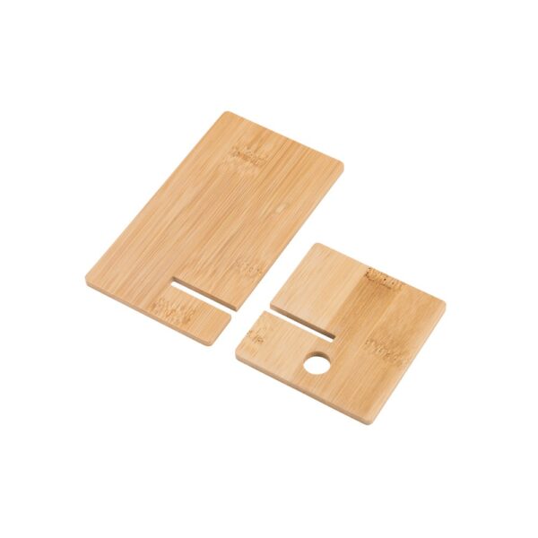 93639_160-d GALEN. Bamboo mobile phone holder, detachable into two parts