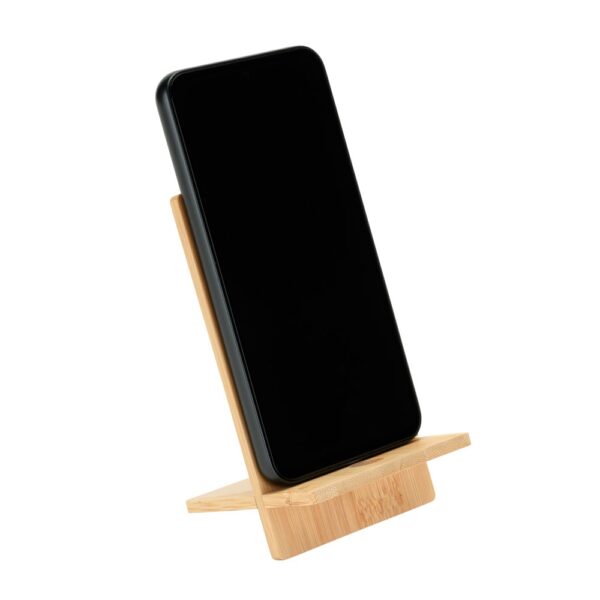 93639_160-e GALEN. Bamboo mobile phone holder, detachable into two parts