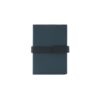 93654_104-a SANDERSON. A5 notepad in PU (50% recycled) with two blocks: lined pages and plain pages
