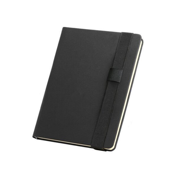 SHAKESPEARE. A5 notepad in PU with smooth ivory-colored sheets