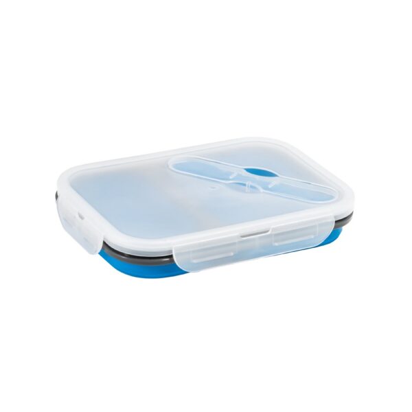 93848_104-c DILL. Lunch Box. Retractable hermetic box in silicone and PP (480 and 760 mL)
