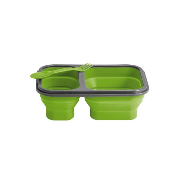93848_119-e DILL. Lunch Box. Retractable hermetic box in silicone and PP (480 and 760 mL)