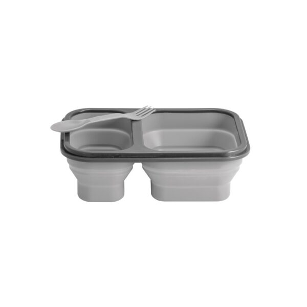93848_123-e DILL. Lunch Box. Retractable hermetic box in silicone and PP (480 and 760 mL)