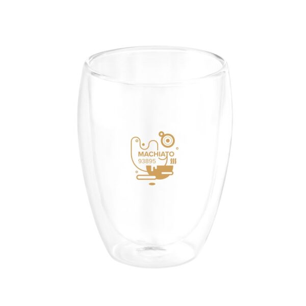 MACHIATO DUO. Set of 2 borosilicate glass cups