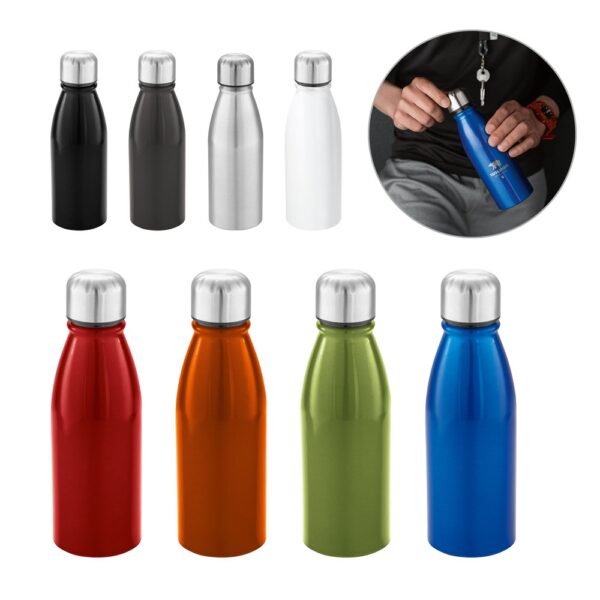 94063_set BEANE. 500mL Aluminium sports bottle