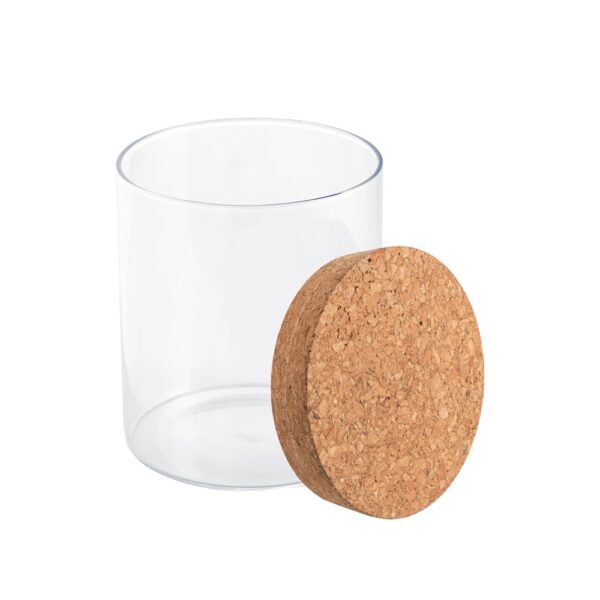94079_160-c SPICE 700. Borosilicate glass bottle with cork lid 700 mL