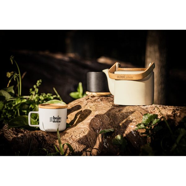 94255_amb GLOGG. 700 mL ceramic teapot with bamboo lid