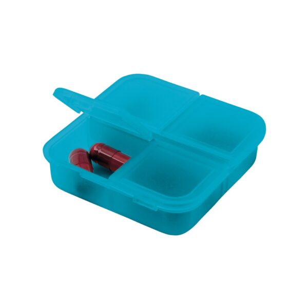 ROBERTS. Pill box with 4 dividers