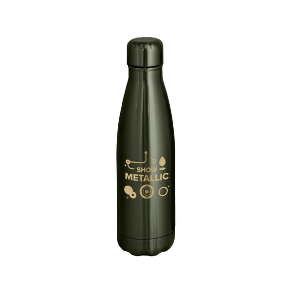 SHOW METALLIC. Stainless steel bottle with matt metallic finish 510 mL