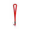 ANQUETIL. Polyester lanyard with metal carabiner