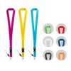 ANQUETIL. Polyester lanyard with metal carabiner