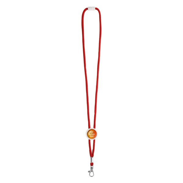 WEAVE. Adjustable polyester lanyard