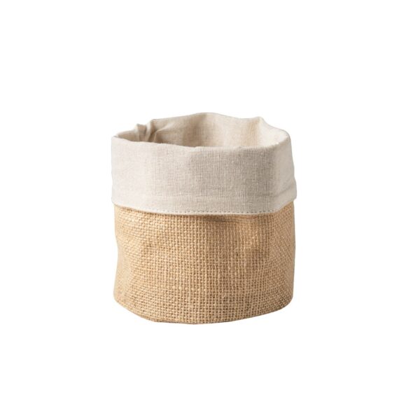 94574_160 DUCASSE. Multi-purpose bag in jute (260g/m²) and cotton (120g/m²)