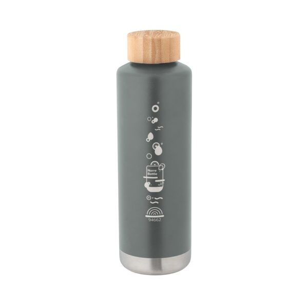 NORRE BOTTLE. Double wall stainless steel (36% recycled) vacuum insulated bottle 640 mL