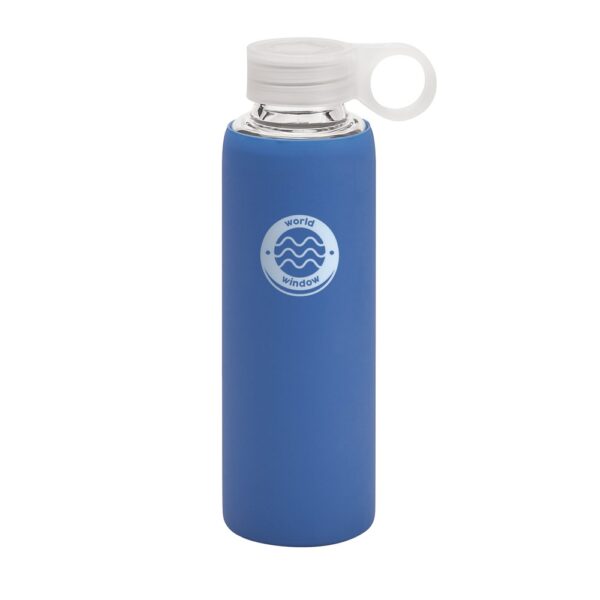 DHABI. Borosilicate glass sports bottle 380 mL
