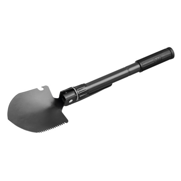 DIG. Metal folding shovel with compass