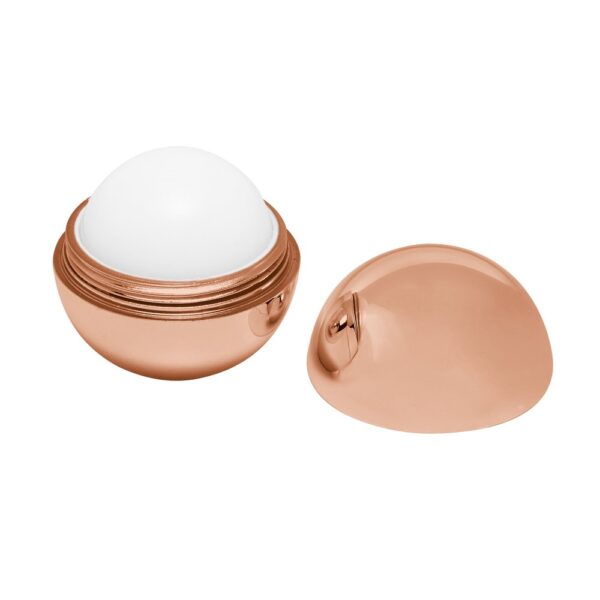 ALBA. Lip balm with ABS round-shaped packaging