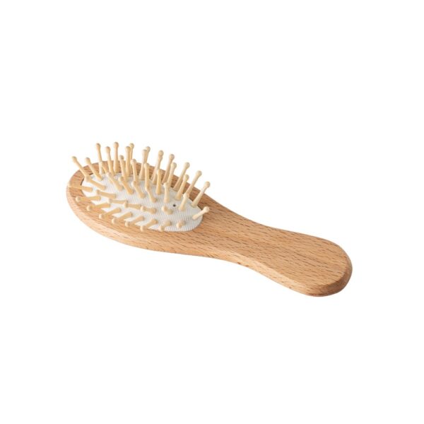 95055_160 DERN. Wooden hairbrush with round bamboo bristles