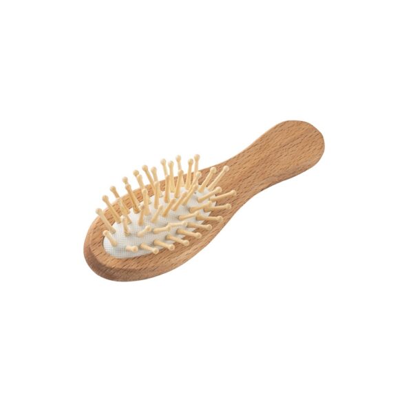 95055_160-c DERN. Wooden hairbrush with round bamboo bristles