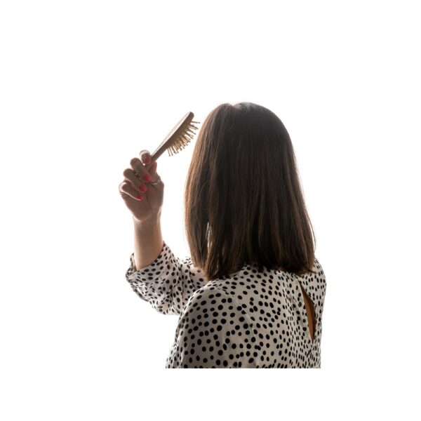 95055_160-d DERN. Wooden hairbrush with round bamboo bristles