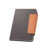 TAGORE A5. A5 diary in leather (58% recycled)