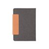 TAGORE A5. A5 diary in leather (58% recycled)
