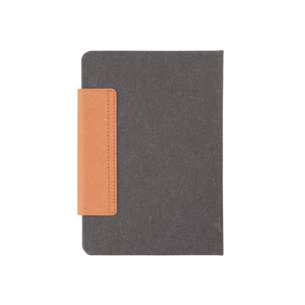 TAGORE A5. A5 diary in leather (58% recycled)