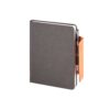 TAGORE A5. A5 diary in leather (58% recycled)