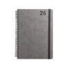 SIMMEL B5. B5 diary with rings in leather (58% recycled)