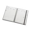 SIMMEL B5. B5 diary with rings in leather (58% recycled)