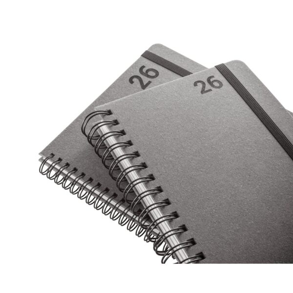 96216_b SIMMEL B5. B5 diary with rings in leather (58% recycled)