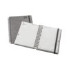 SIMMEL B5. B5 diary with rings in leather (58% recycled)