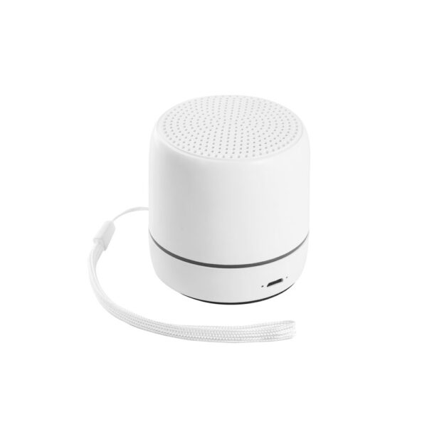 97097_106 TURING. Portable 3W speaker with 4 hours of battery life on recycled ABS (100% rABS)