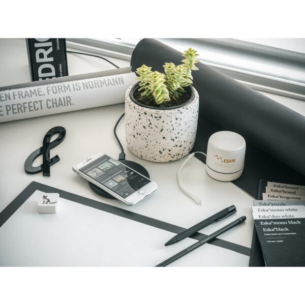 97097_amb TURING. Portable 3W speaker with 4 hours of battery life on recycled ABS (100% rABS)