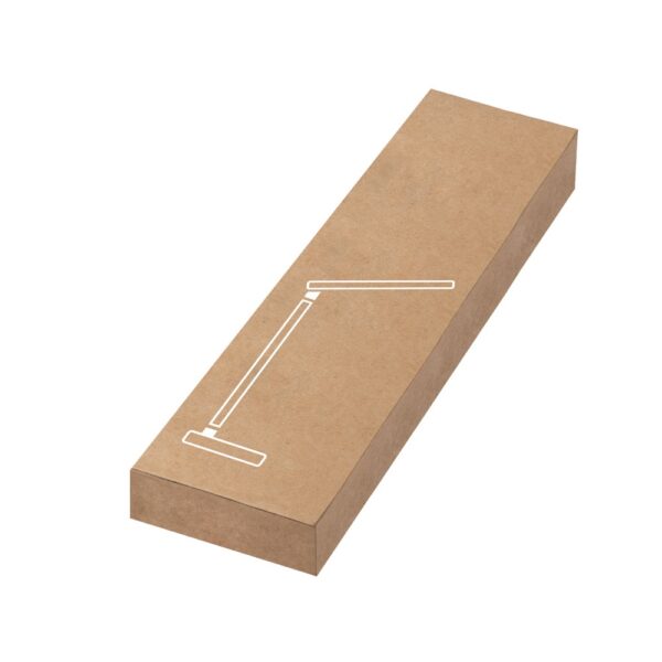 97122_160-box MOREY. Folding desk lamp with 15W superfast wireless charger in bamboo