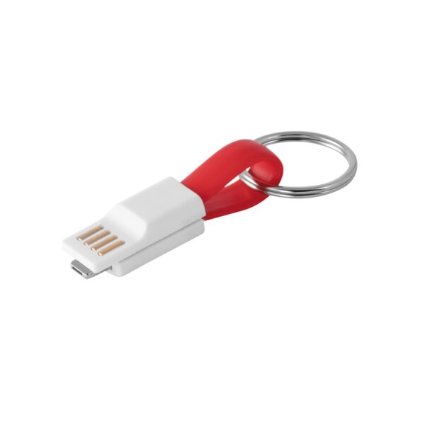 97152_105 RIEMANN. USB cable with 2 in 1 connector in ABS and PVC