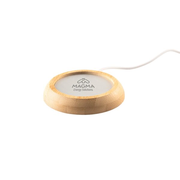 GATES. Mug warmer with bamboo body