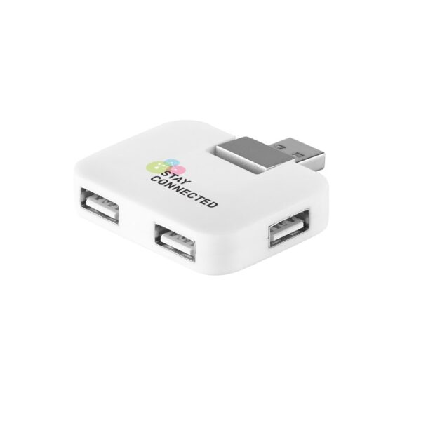 97318_106-c-logo JANNES. HUB with 4 USB-A ports in ABS