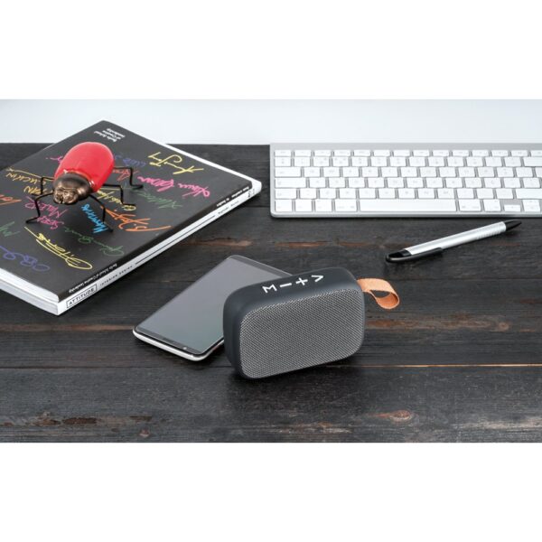97395_113-amb GANTE. Portable 3W speaker with 2h battery life in polyester and ABS