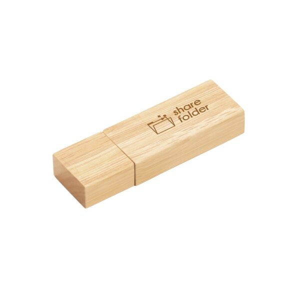 97569_150-logo VENTER 16GB. 16GB bamboo USB flash drive